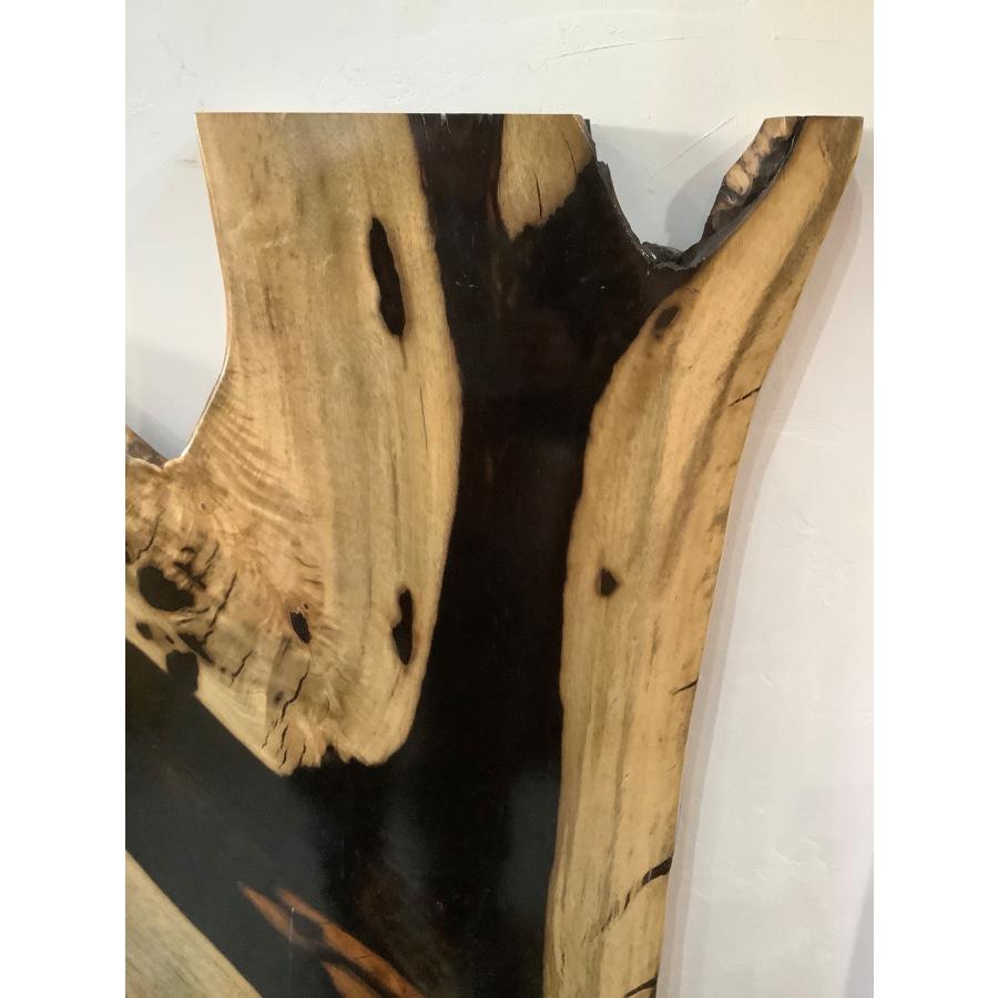 クロガキ 黒柿 木材 一枚板 板 DIY 材料 無垢板 木工 工作 家具 手作り インテリア 木 旋盤  棚 テーブル 椅子 | ブランド登録なし | 04