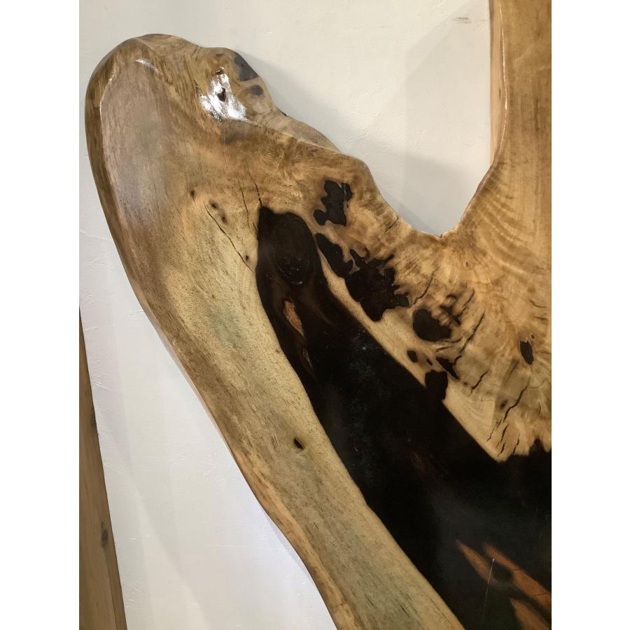 クロガキ 黒柿 木材 一枚板 板 DIY 材料 無垢板 木工 工作 家具 手作り インテリア 木 旋盤  棚 テーブル 椅子 | ブランド登録なし | 05