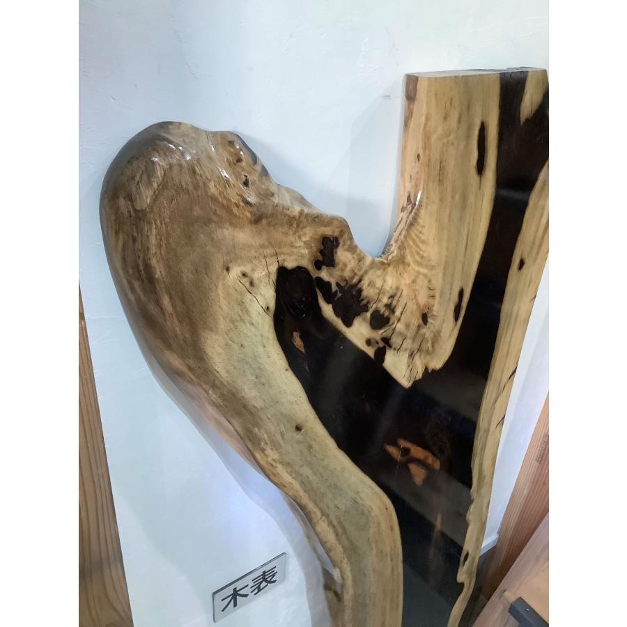 クロガキ 黒柿 木材 一枚板 板 DIY 材料 無垢板 木工 工作 家具 手作り インテリア 木 旋盤  棚 テーブル 椅子 | ブランド登録なし | 07