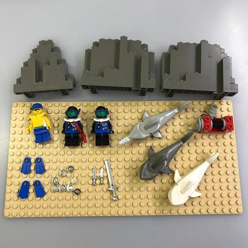 正規品 LEGO レゴ 街シリーズ 6558 シャークハンター HD-382-A1 