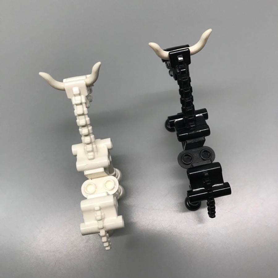 正規品 LEGO レゴ お城シリーズ ミニフィグ用 馬 白 黒 茶色 ガイコツ