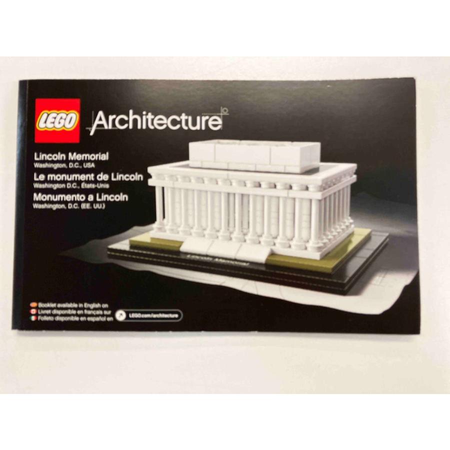 正規品  LEGO レゴ アーキテクチャ 21022 リンカーン記念館 N-026 Architecture 371｜baseballfarm｜03