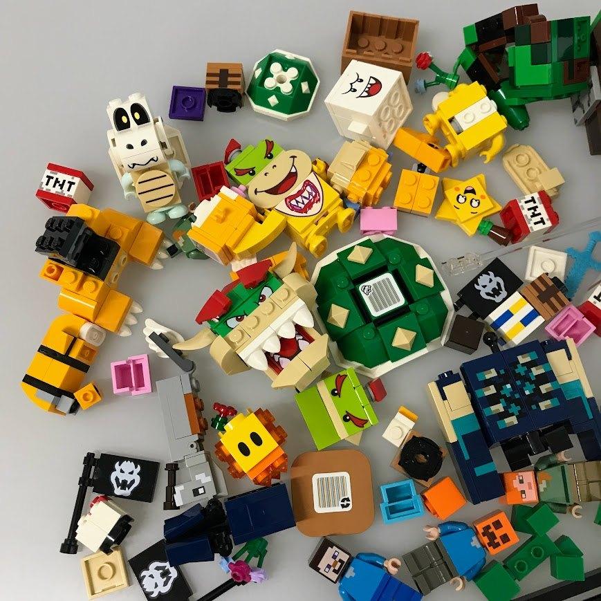 中古 LEGO レゴ スーパーマリオ マインクラフト 系 バラバラ ブロック 