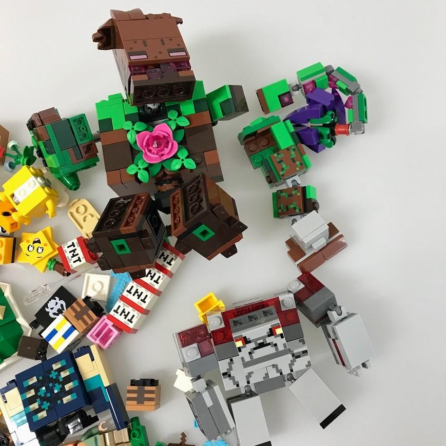 中古 LEGO レゴ スーパーマリオ マインクラフト 系 バラバラ ブロック 