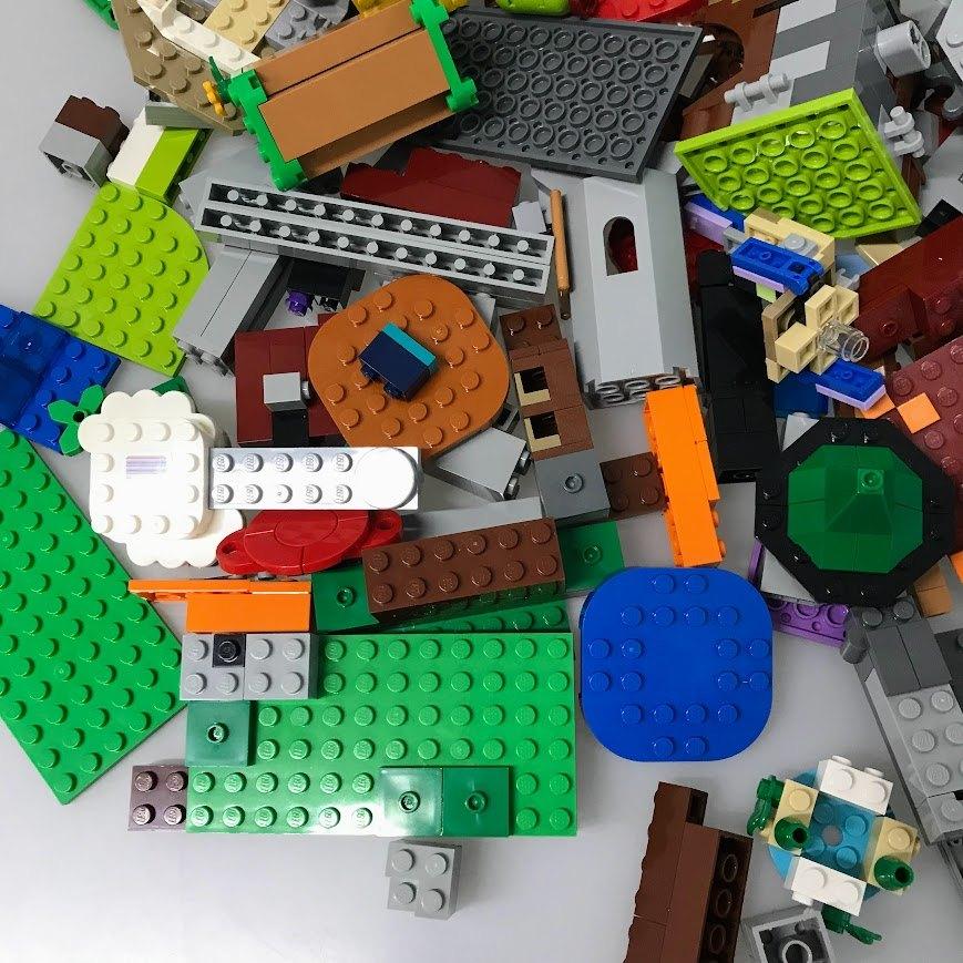 中古 LEGO レゴ スーパーマリオ マインクラフト 系 バラバラ ブロック 
