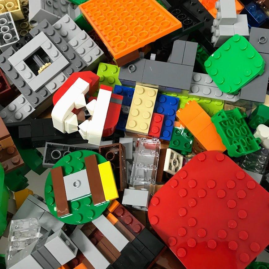中古 LEGO レゴ スーパーマリオ マインクラフト 系 バラバラ ブロック 