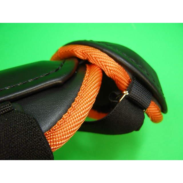 BELGARD（ベルガード） ブラック×オレンジヘリ Bマークゴールド アーム