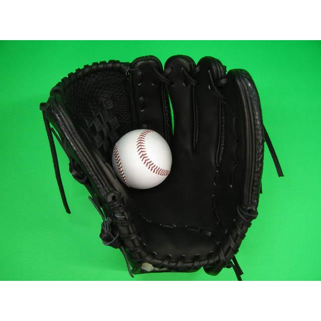 型付け加工済み ベースボールフィールド 投手・オールラウンド用 型押し革 ブラック バスケットウェブ 硬式野球用 ソフトボール用 BASEBALL FIELD 珍しい 珍品 | BELGARD | 08