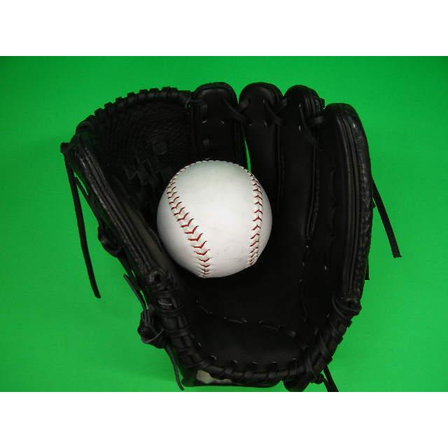 型付け加工済み ベースボールフィールド 投手・オールラウンド用 型押し革 ブラック バスケットウェブ 硬式野球用 ソフトボール用 BASEBALL FIELD 珍しい 珍品 | BELGARD | 09