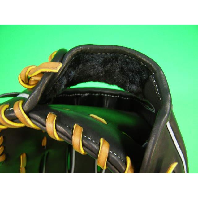 型付け無料 ベルガード BELGARD 硬式用 内野用 セカンド ショート 向け ブラック×タンヒモ Bマーク 高校野球対応カラー 学生野球 ソフトボール 内野 硬式野球用 | BELGARD | 04