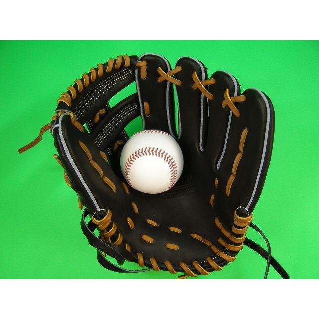 型付け無料 ベルガード BELGARD 硬式用 内野用 セカンド ショート 向け ブラック×タンヒモ Bマーク 高校野球対応カラー 学生野球 ソフトボール 内野 硬式野球用 | BELGARD | 08