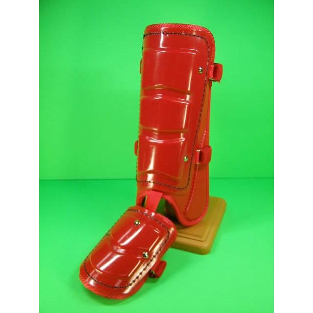 野球　ベルガード　BELGARD フットガード　左右打者兼用　ロングタイプ　レッド BELGARD（ベルガード） フットガード レッド 左右打者兼用 ロング