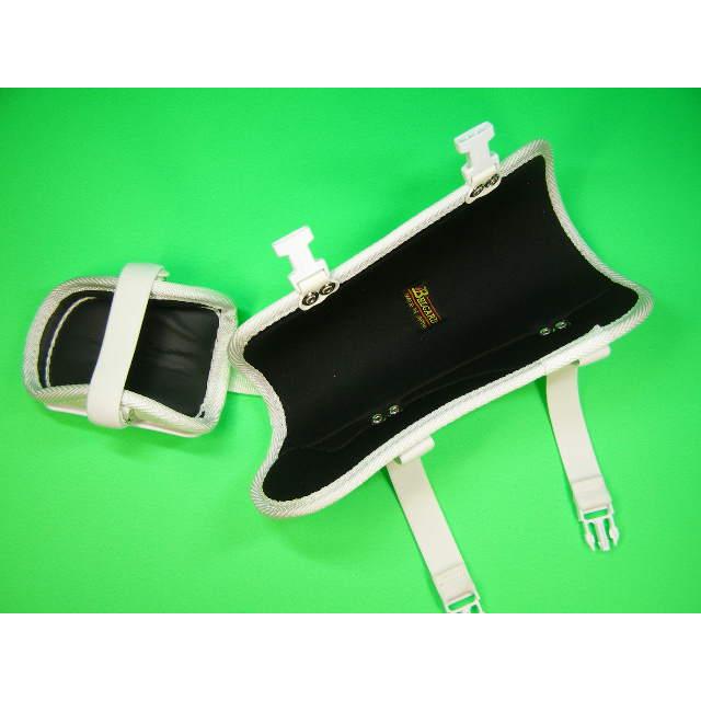 ベルガード BELGARD プロモデル ロング 学生野球対応 FG950 合皮巻きタイプ 甲あり フットガード　ホワイト ロングタイプ 高校野球 白 レッグ　 | BELGARD | 04