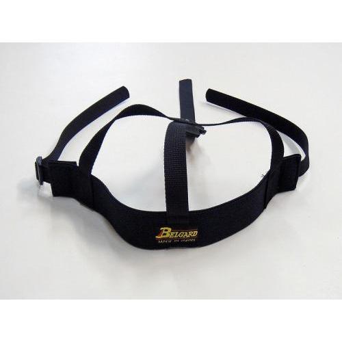 ベルガード BELGARD 3点式 マスク用バンド M5 審判用 捕手用 マスクバンド 3点式 交換用 バンド カラー ブラック 表ネーム 裏ネーム 選択可能 | BELGARD