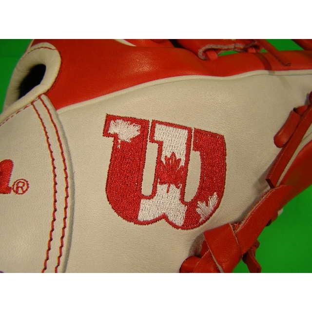 WILSON ウィルソン Wilson 海外モデル 硬式用 内野用 カナダ 2021 A2000 1786 Canada 11.5" Infield Baseball Glove - Limited Edition｜baseballfield｜05