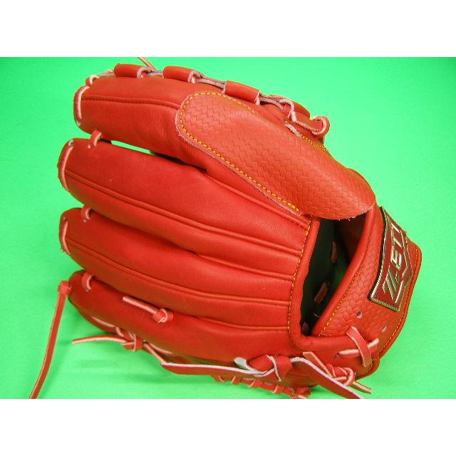 ゼット（ZETT） 型付け済み 硬式野球用 投手用 朱 オレンジ 高校野球