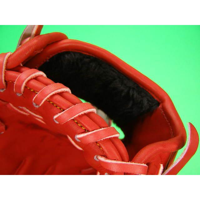 ゼット（ZETT） 型付け済み 硬式野球用 投手用 朱 オレンジ 高校野球