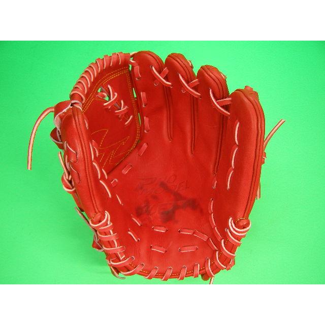 ゼット（ZETT） 型付け済み 硬式野球用 投手用 朱 オレンジ 高校野球