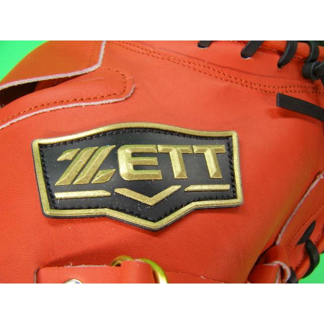 ゼット（ZETT） 型付け無料 硬式用 キャッチャーミット オレンジ×黒