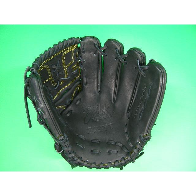 ゼット（ZETT） 型付け無料 硬式野球用 投手用 右投げ用 ブラック