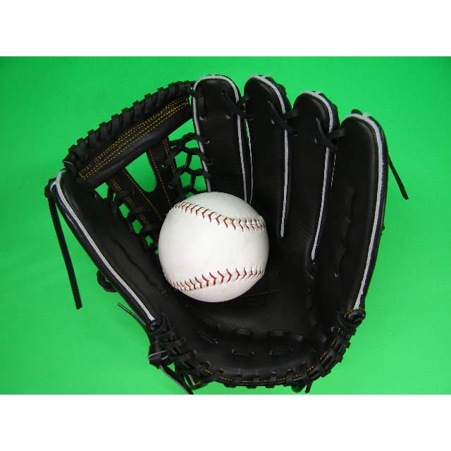 ゼット（ZETT） 型付け無料 外野用 ブラック 硬式野球対応 標準サイズ