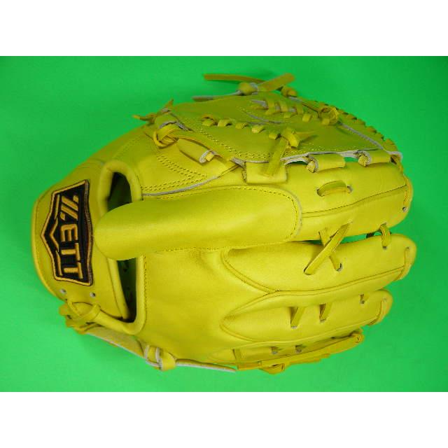 ゼット（ZETT） 型付け無料 硬式野球用 投手用 左投げ用 イエロー 野球