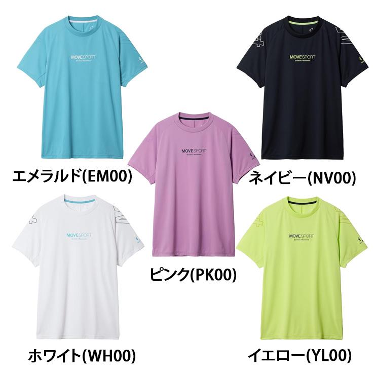 新商品!!  Mポート Tタイプミニ　65％OFF！ MOVESPORT 2025モデル デサント ムーブスポーツ 半袖 Tシャツ