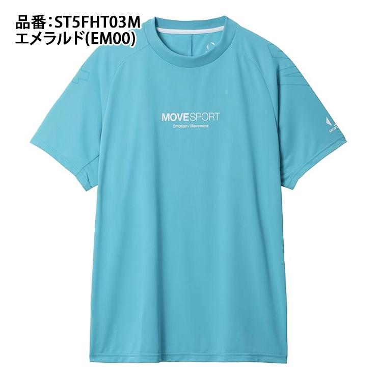 MOVESPORT デサント ムーブスポーツ 半袖 Tシャツ ミニリップ メンズ