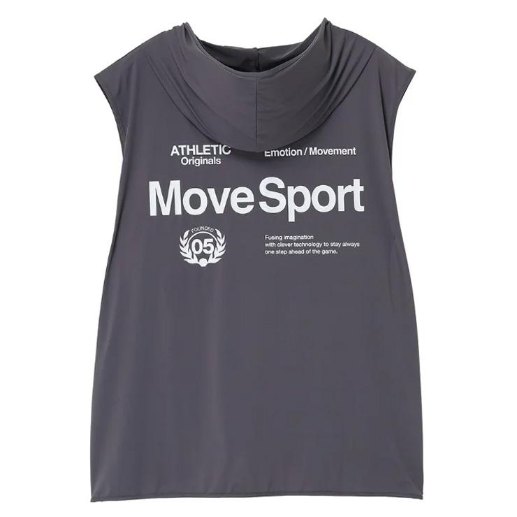 MOVESPORT 2026モデル デサント ムーブスポーツ 冷感遮熱ベスト フード