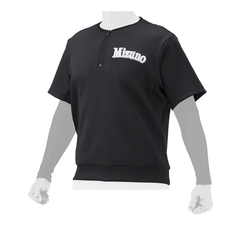 MIZUNO ミズノプロ 野球 テックスウェット 半袖 ハーフジップ