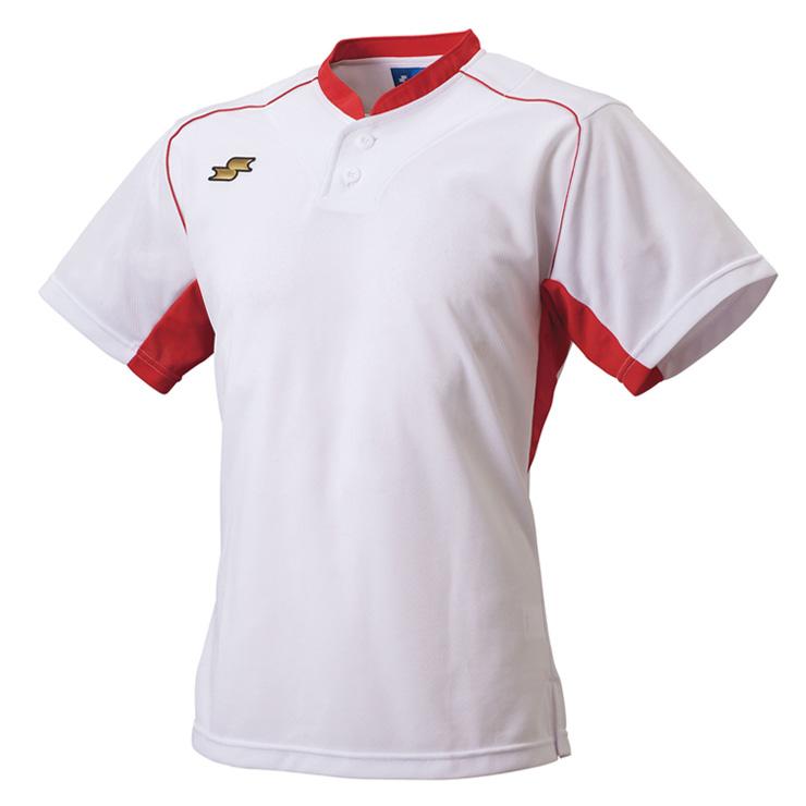 エスエスケイ（SSK） 野球 2ボタン ベースボールTシャツ ベースボール