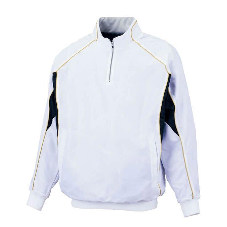 ゼット（ZETT） 野球 長袖 中綿 ハーフジップジャンパー ジャケット