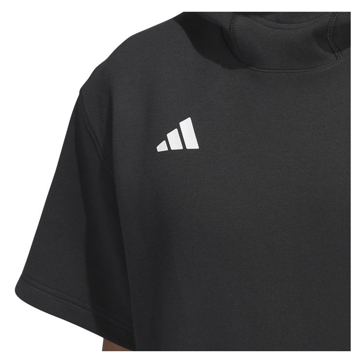 adidas（アディダス） 野球 半袖 パーカー ダグアウト フーディー