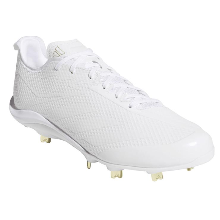 adidas（アディダス） 野球 白スパイク 高校野球対応 アディゼロ