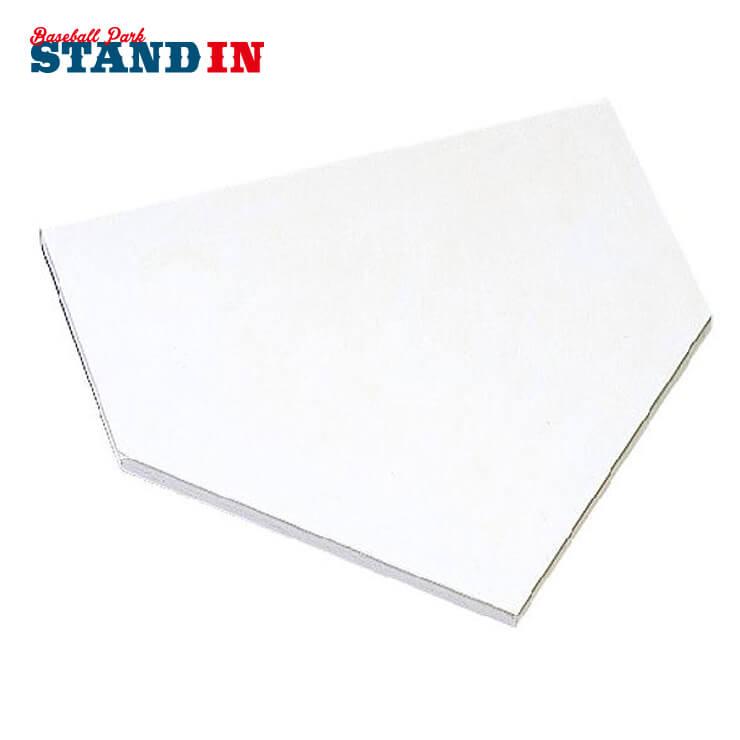 ゼット（ZETT） ゴム ホームベース 釘付き 本塁 ZBV20B : STAND IN