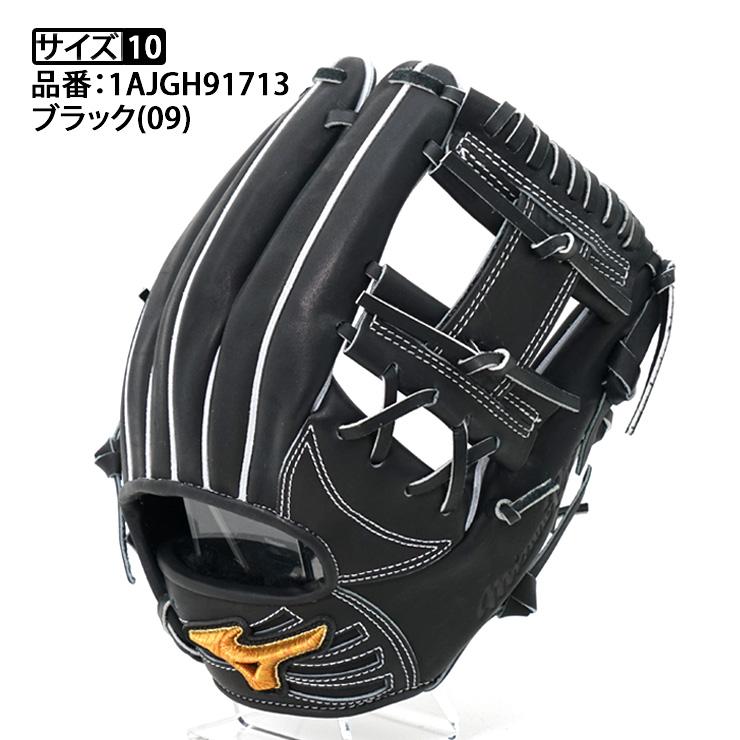 2024モデル ミズノプロ 限定 硬式 グローブ グラブ 内野手用 長岡モデル 高校野球対応 1AJGH91713 09 BSSショップ mizuno pro｜baseballparkstandin｜03