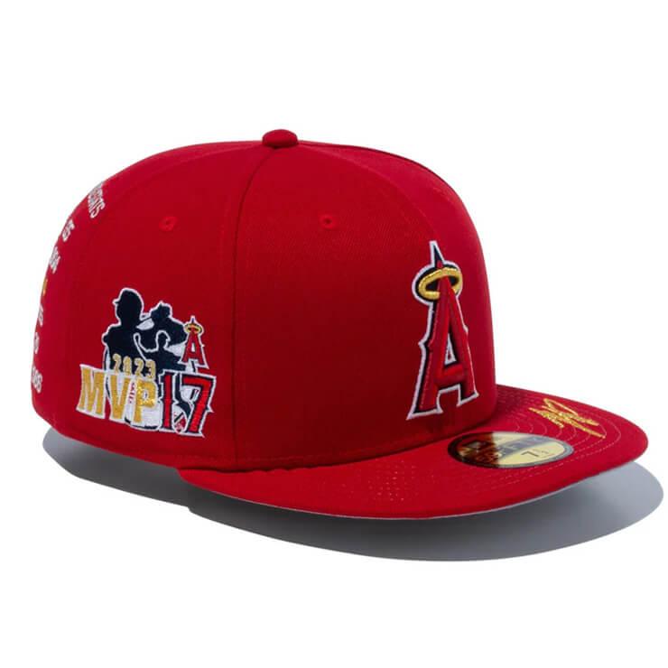 ニューエラ NEW ERA 大谷翔平 MVP＆ホームラン王獲得記念 キャップ エンゼルス 59FIFTY 5950 大人 14339795 メジャーリーグ 野球帽 帽子 ぼうし｜baseballparkstandin｜04