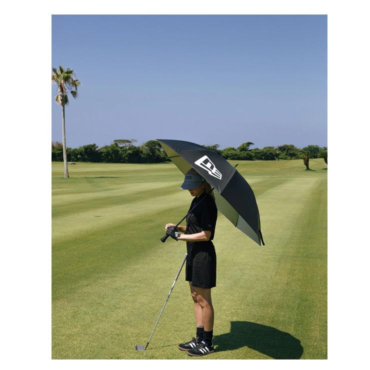 NEW ERA（ニューエラ） ゴルフ アンブレラ 傘 フラッグロゴ 日傘 雨傘
