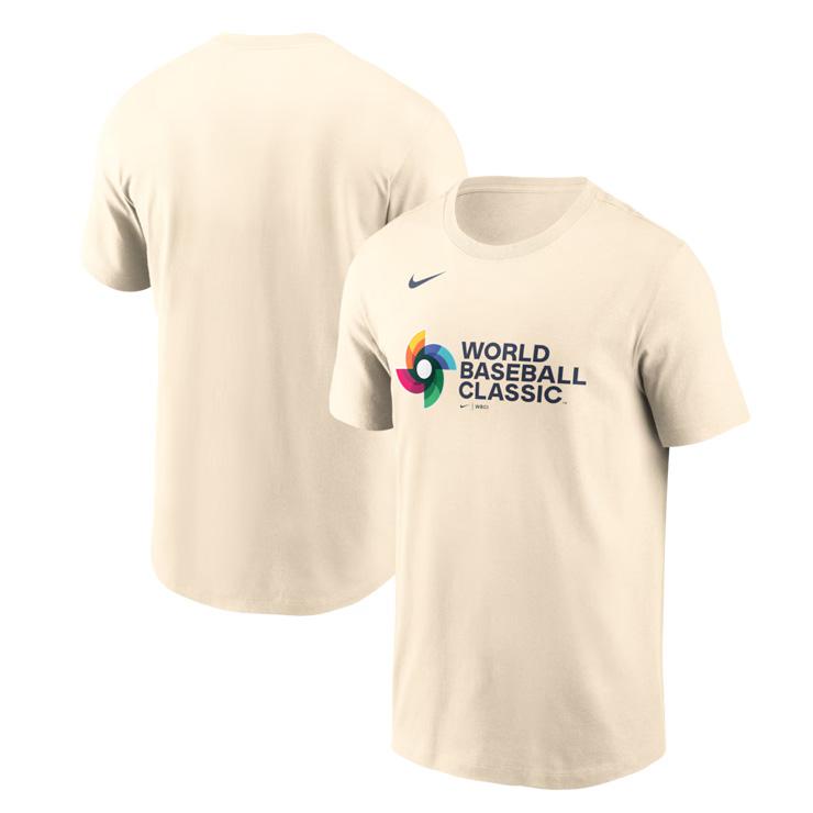 NIKE（ナイキ） 2026 WBC イベント ロゴ Tシャツ クリーム 半袖 大人