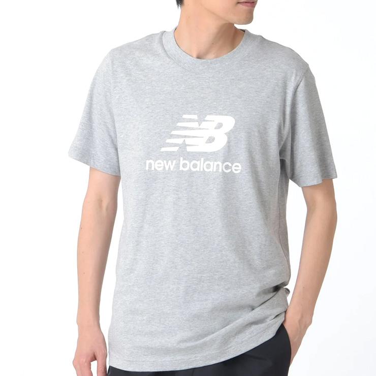 大谷着用モデル ニューバランス 半袖 Tシャツ スタックドロゴ メンズ MT41502 スポーツウェア new balance｜baseballparkstandin｜02