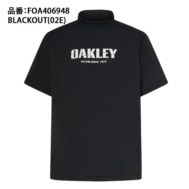 OAKLEY オークリー 半袖 プルオーバー ジャケット モックネック OAKLEY オークリー 半袖 プルオーバー ジャケット モックネック