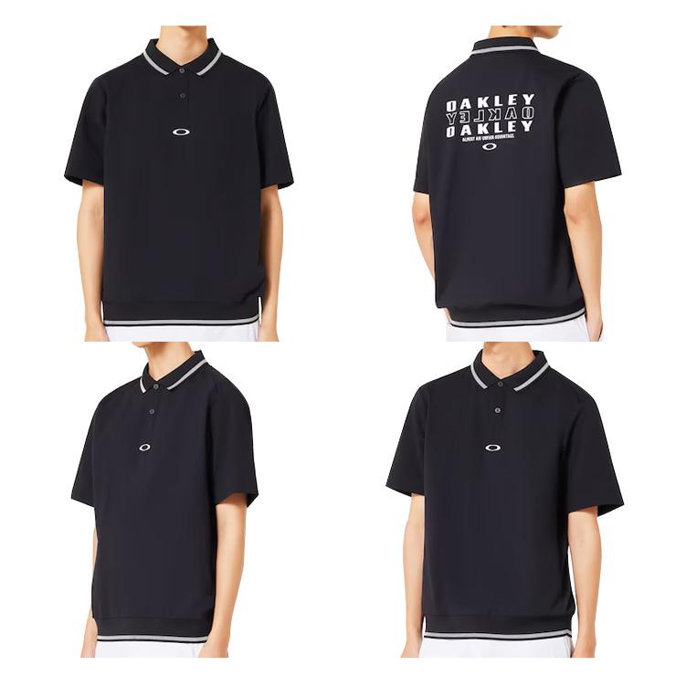 OAKLEY（オークリー） 半袖 ポロシャツ O-Sync Pack Abstract Hem Polo