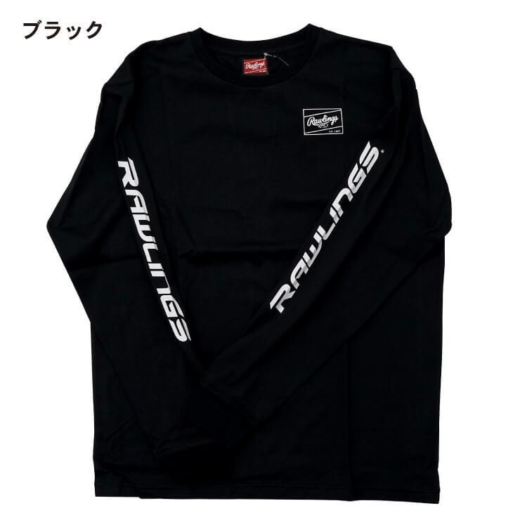 ローリングス コットン Tシャツ GROUND RED 長袖 メンズ AST13F06 秋物 冬物 カジュアル スポーツウェア｜baseballparkstandin｜02