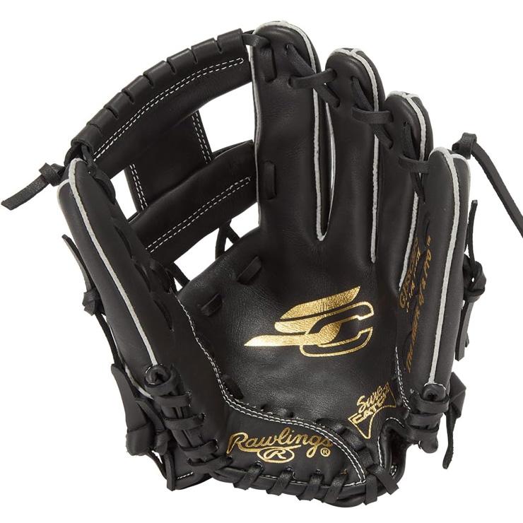 Rawlings 軟式グローブ 右投げ用 黒/ベージュ Rawlings（ローリングス） 少年軟式 グローブ グラブ オールラウンド用