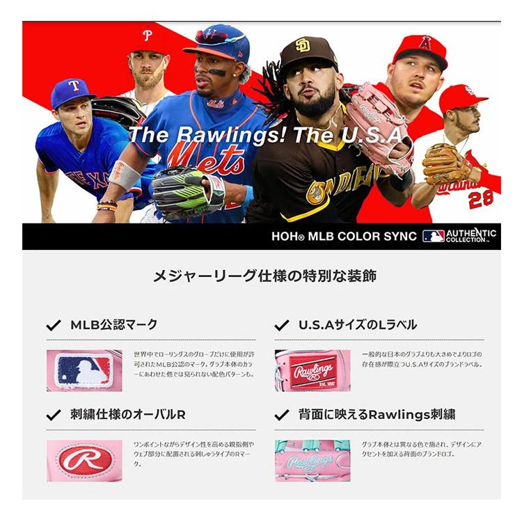 Rawlings（ローリングス） 2025モデル 軟式 ファーストミット HOH MLB