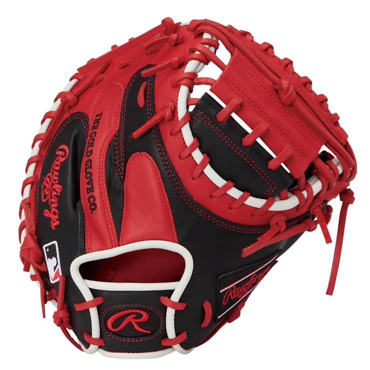 一般軟式 野球 キャッチャーミット ローリングス レッド Rawlings