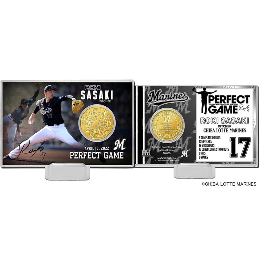 予約販売 佐々木朗希 完全試合達成記念 コイン&カード 佐々木選手 パーフェクトゲーム 記念グッズ 野球  :sasaki-perfect2022-coincard:STAND IN - 通販 - Yahoo!ショッピング