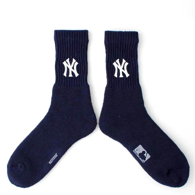 MLB ROSTER SOX ロスターソックス クルーソックス 1足入り メジャーリーグ ロゴ 靴下 MLB106 スポーツソックス tmn