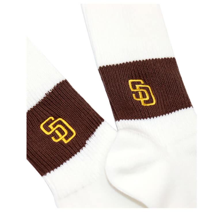 MLB×ROSTER SOX ロスターソックス MLB RIB SOCKS クルーソックス 1足