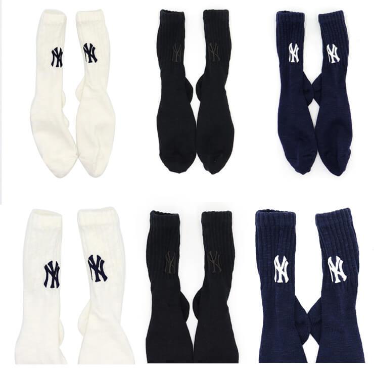 MLB×ROSTER SOX ロスターソックス MLB 3D SOCKS クルーソックス 1足入り メジャーリーグ ロゴ 靴下 MLB170
